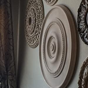 Ceiling Medallion as Wall Decor